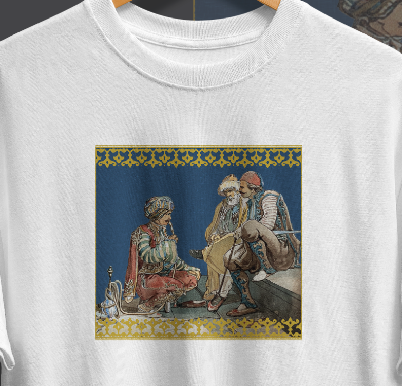 Göbekli Tepe Figürlü Unisex Oversize Tişört
