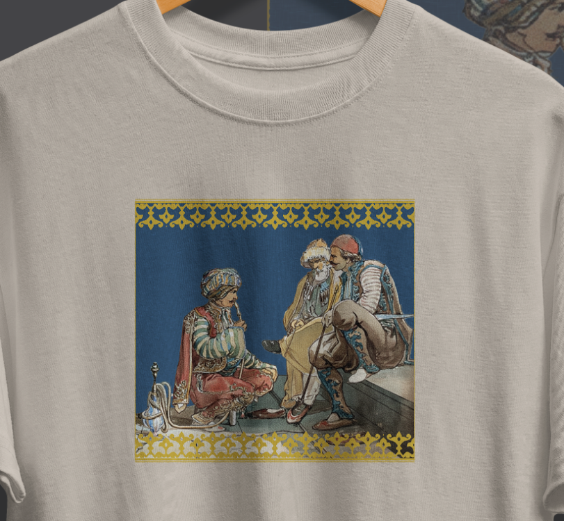 Sagalassos Çeşmesi Figürlü Unisex Oversize Tişört