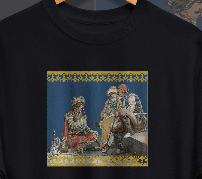 Sagalassos Çeşmesi Figürlü Unisex Oversize Tişört