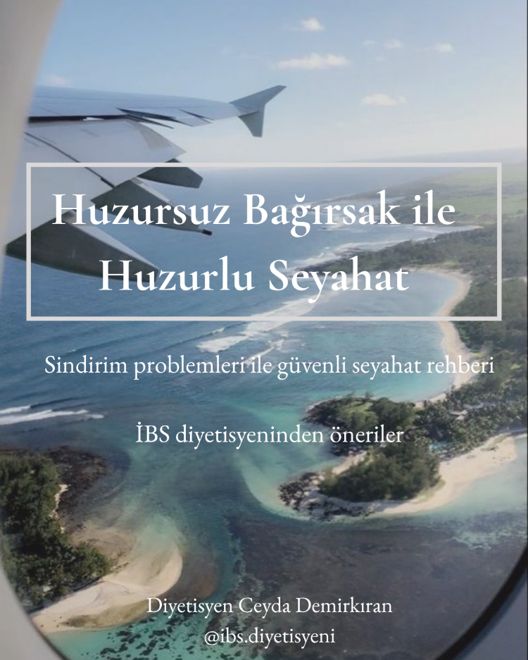 HUZURSUZ BAĞIRSAK İLE HUZURLU SEYAHAT