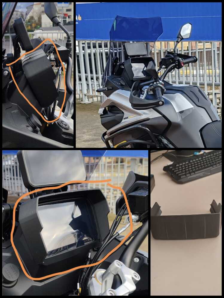 Loncin Voge ds525x dsx525 Ekran Koruyucu Siperlik