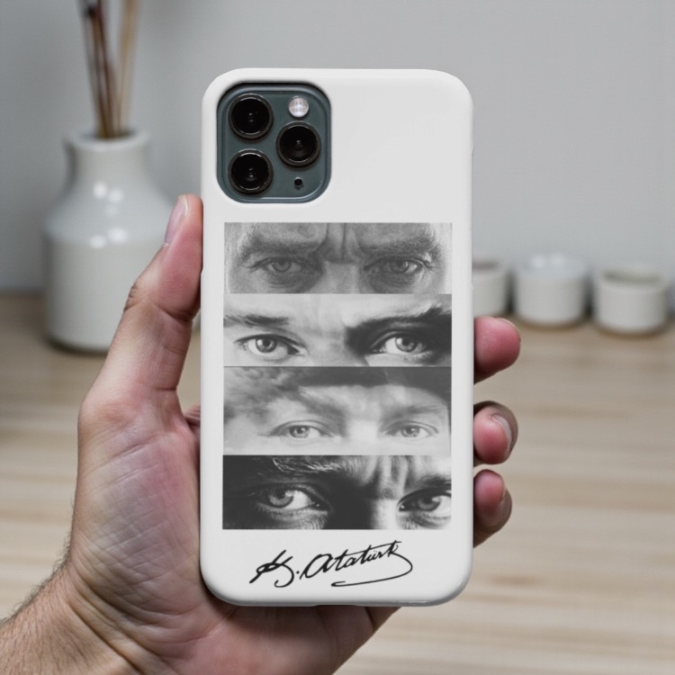 iPhone Uyumlu Atatürk Gözü Tasarımlı Kılıf