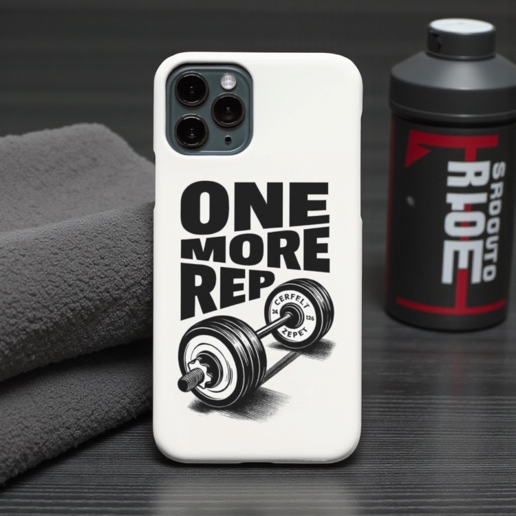 iPhone Uyumlu One More Rep Tasarımlı Kılıf