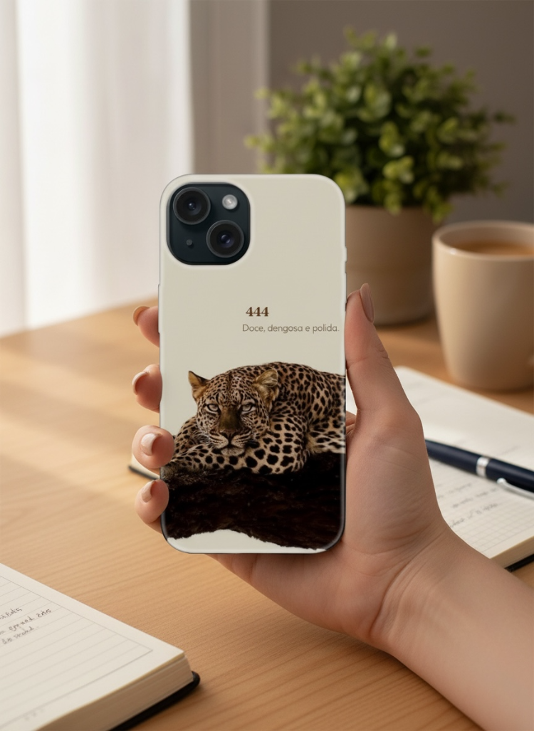 iPhone Uyumlu 444 Leopar Tasarımlı Kılıf