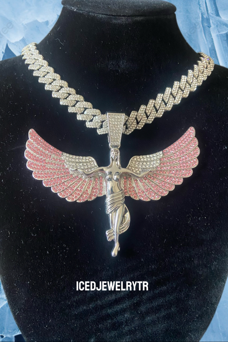 PREMİUM İCED OUT ANGEL CHAİN