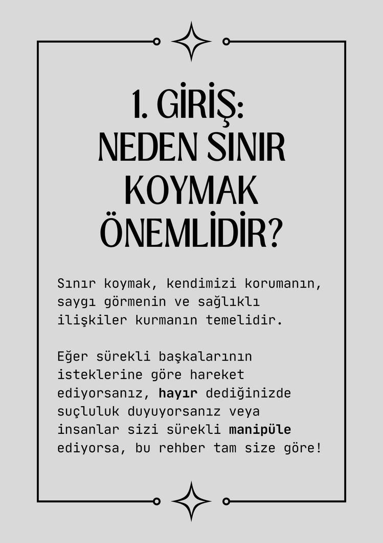 Sınır Koyma Rehberi