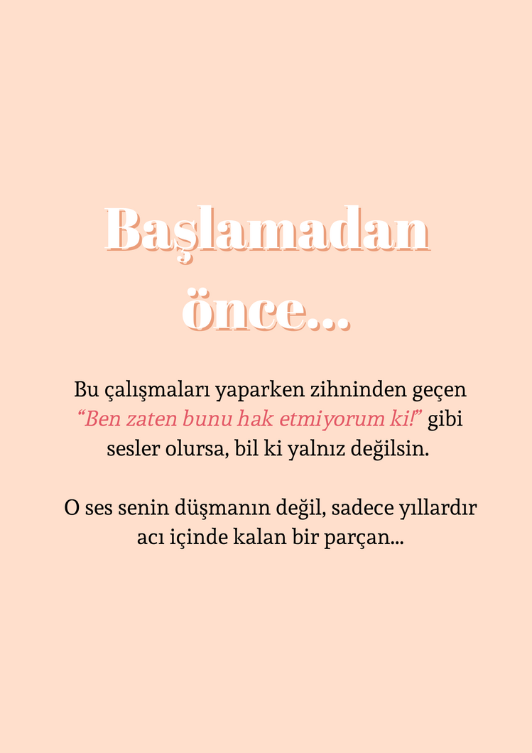 Kendine Sevgiyle Yaklaş- Mini Egzersiz Rehberi