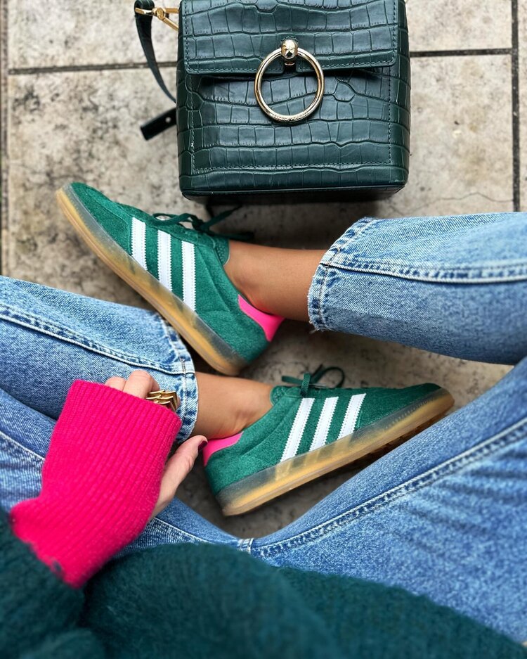 Gazelle Indoor Collegiate Green Pink