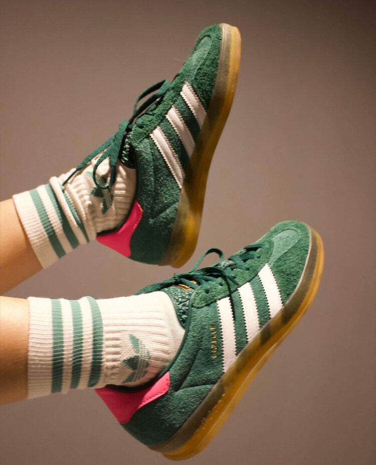 Gazelle Indoor Collegiate Green Pink