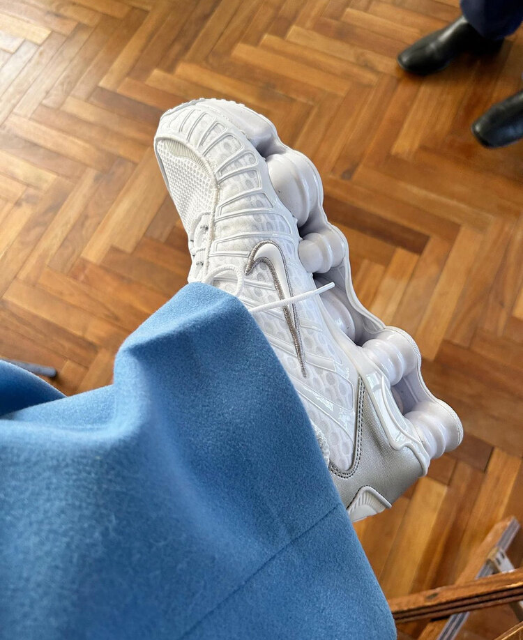Shox TL White Metallic Silver