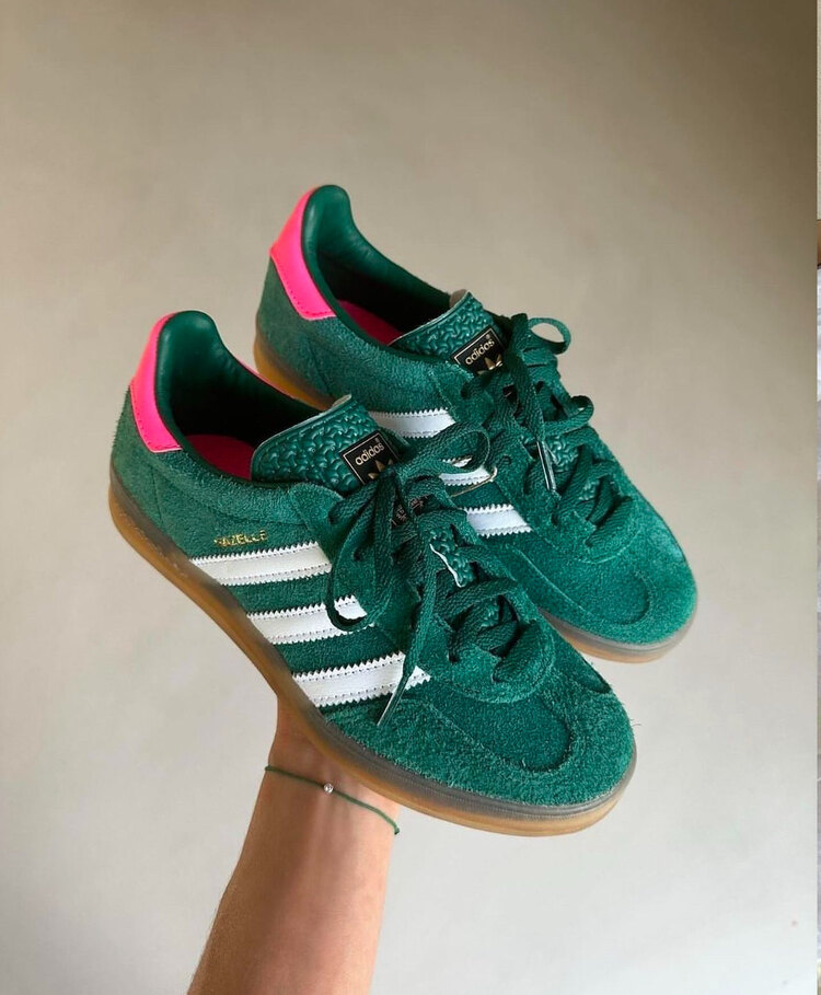 Gazelle Indoor Collegiate Green Pink