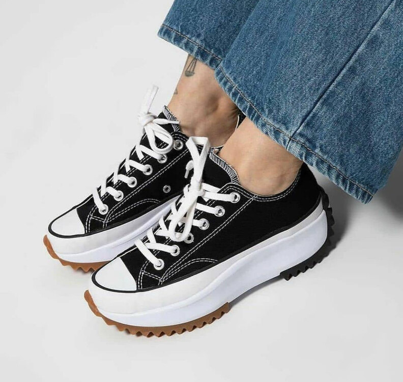 Converse Run Star Hike Low Black White