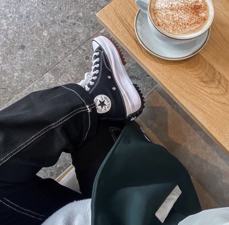 Converse Run Star Hike Black White