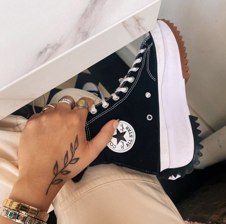 Converse Run Star Hike Black White