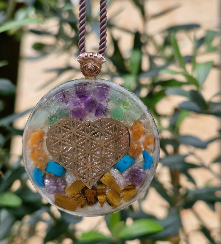 Flower of Life Orgonite 