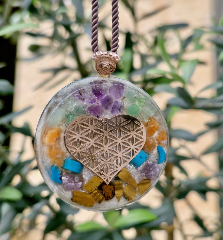 Flower of Life Orgonite 