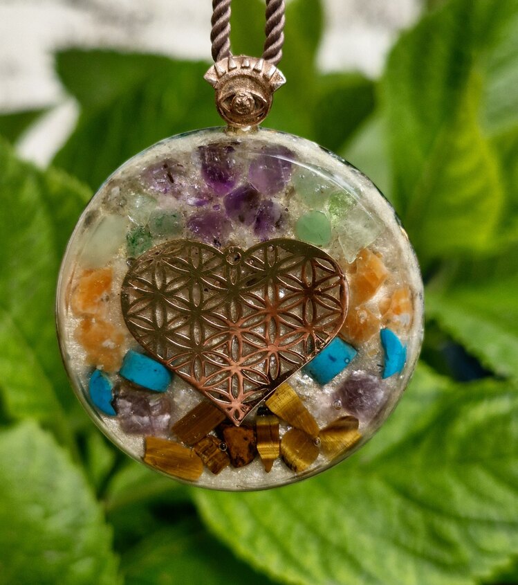 Flower of Life Orgonite 