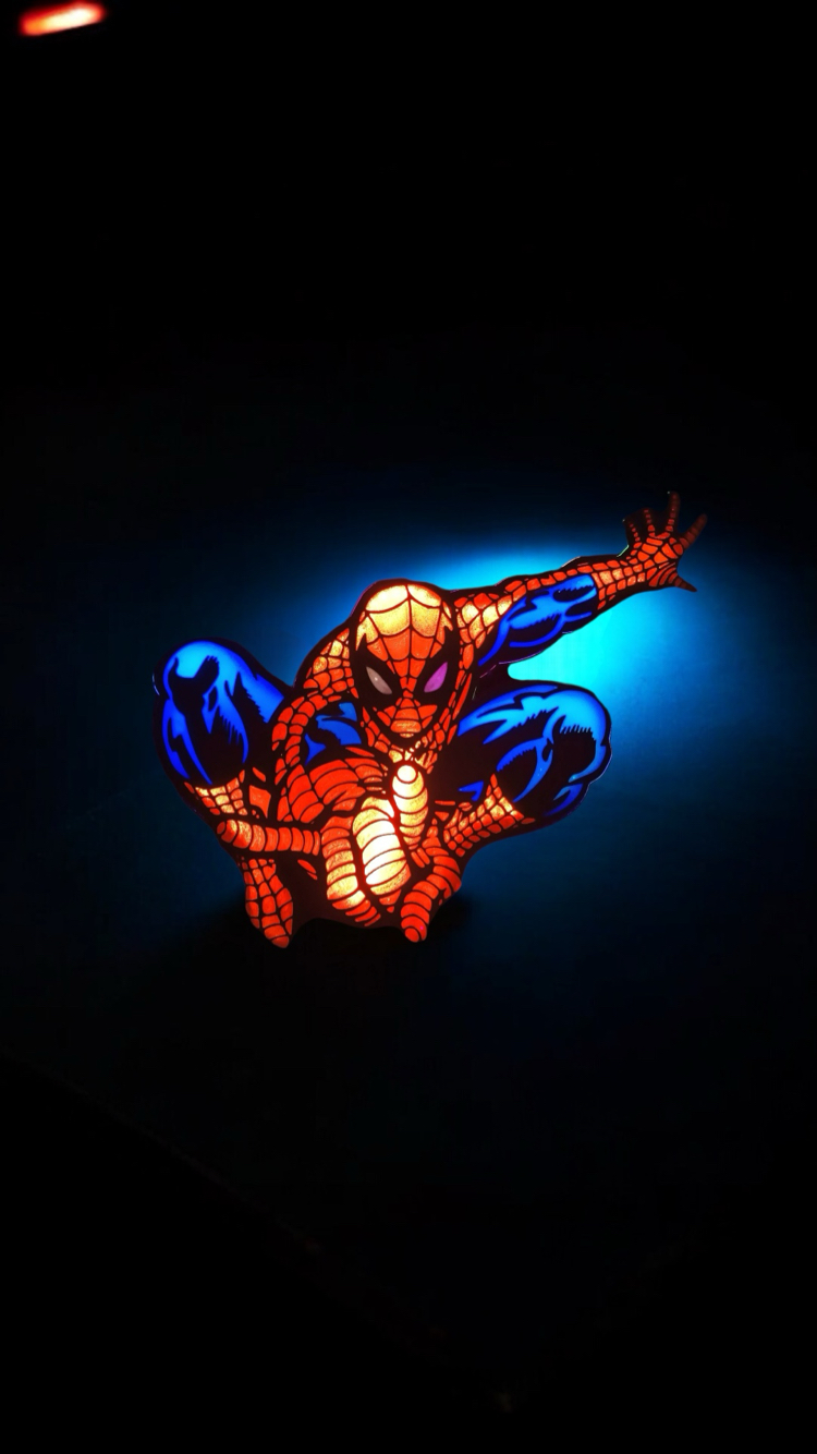 Spiderman Led Lamba
