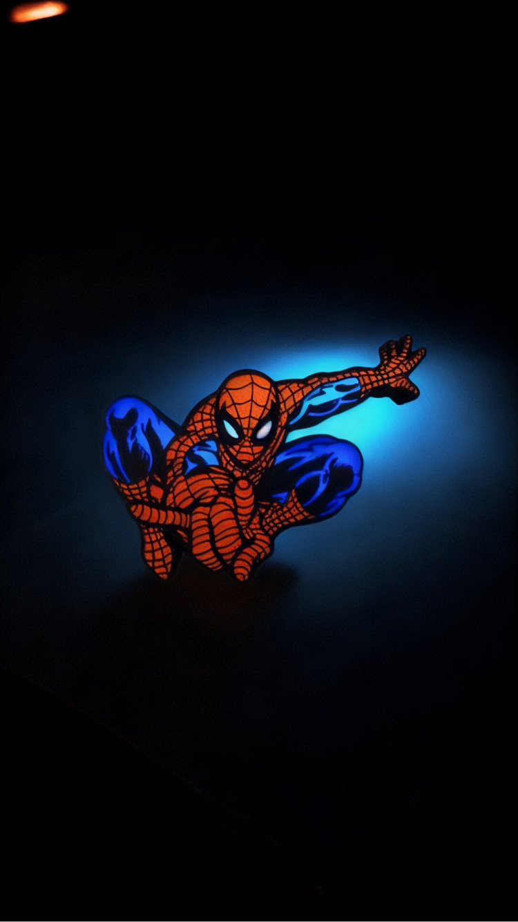 Spiderman Led Lamba