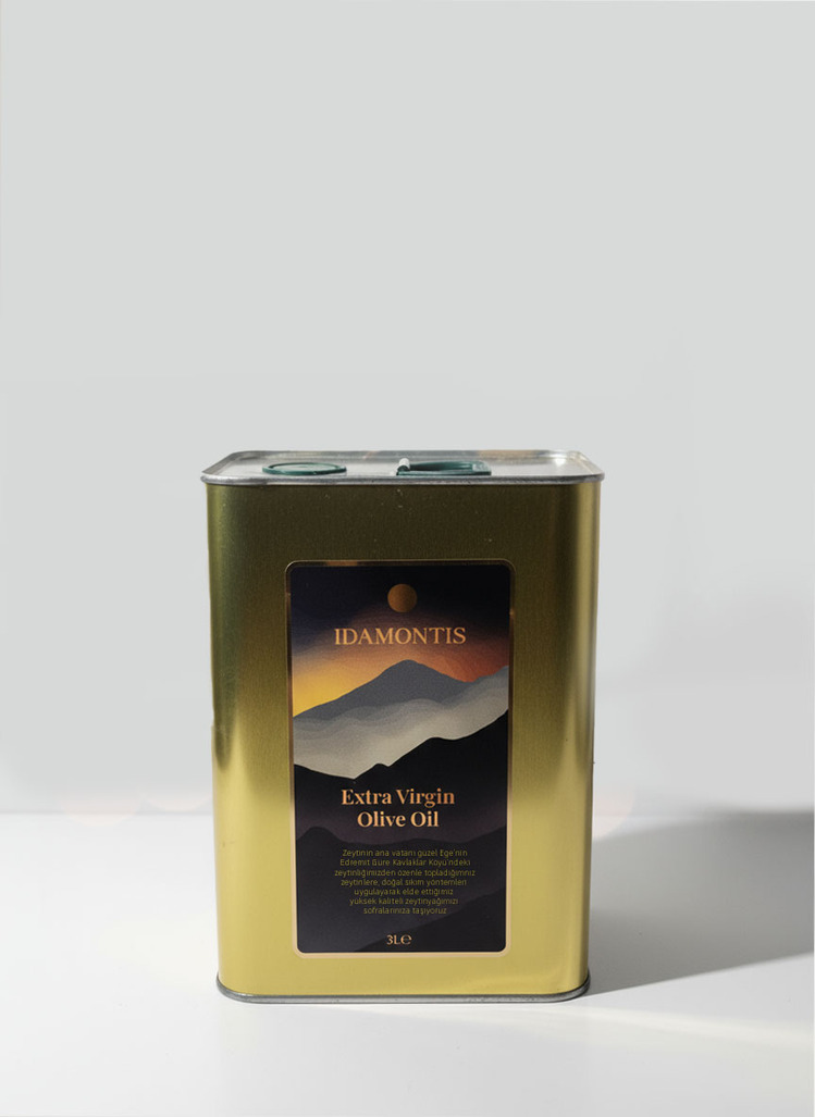  3Lt Erken Hasat Soğuk Sıkım Zeytinyağı