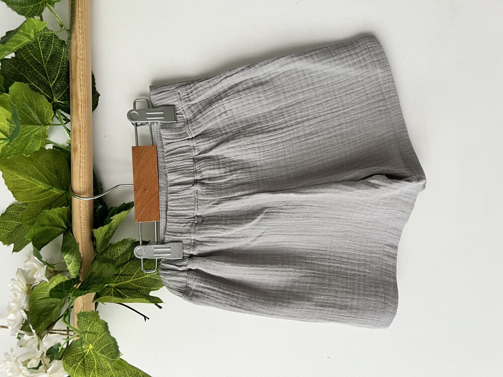 Müslin Crop / Şort Etek Takım