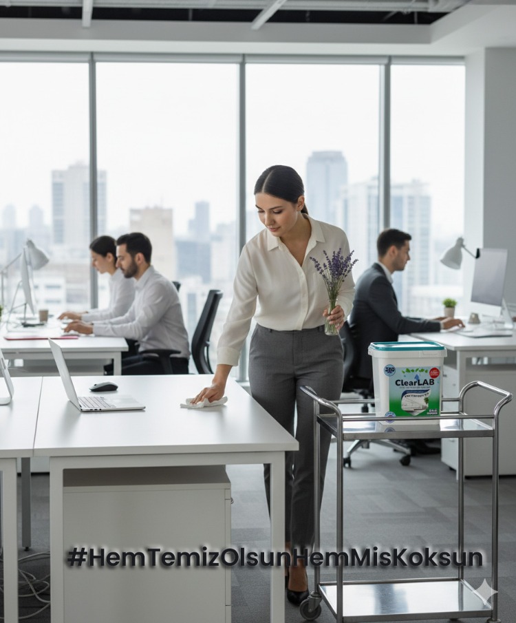 Yüzeyler için Islak Temizlik Mendili / Havlusu – 350’li Kova Ambalaj / Lavanta Kokulu