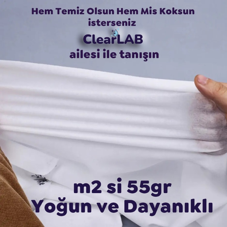 Yüzeyler için Islak Temizlik Mendili / Havlusu – 350’li Kova Ambalaj / Mandalina Kokulu