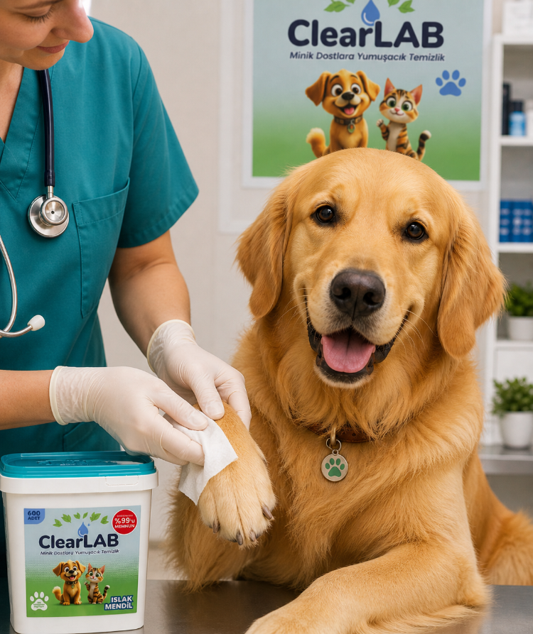 ClearLab - Evcil Hayvan Temizlik Mendili - 400'lü Kova Paket