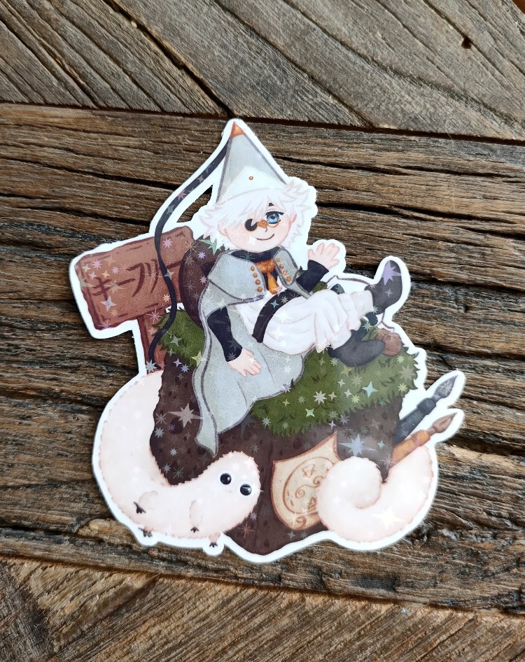 Qifrey ve Brushbuddy Hologram Sticker