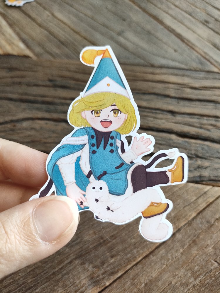 Coco ve Brushbuddy Sticker
