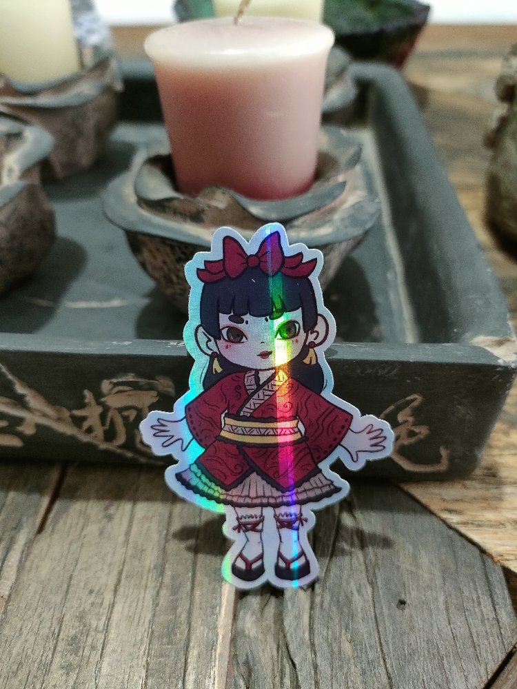 Wa Lolita - J-Fashion Metalik Holo sticker
