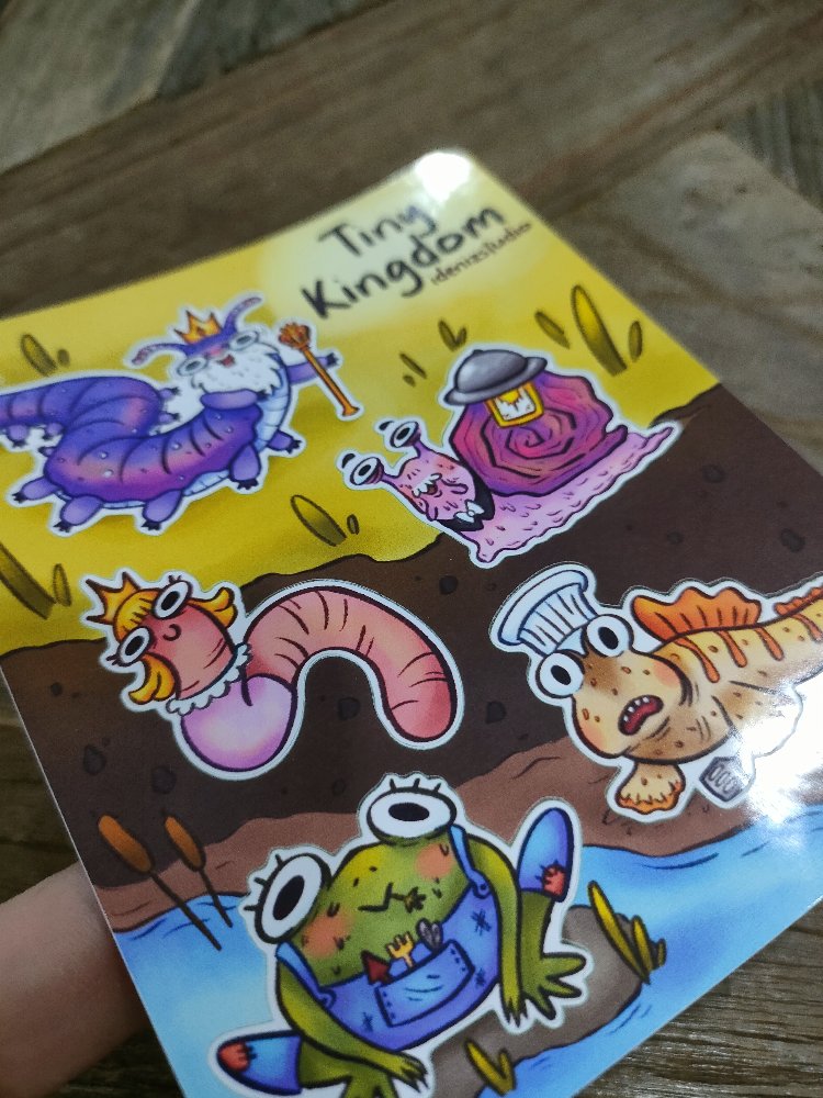 Tiny Kingdom Sticker Sayfası