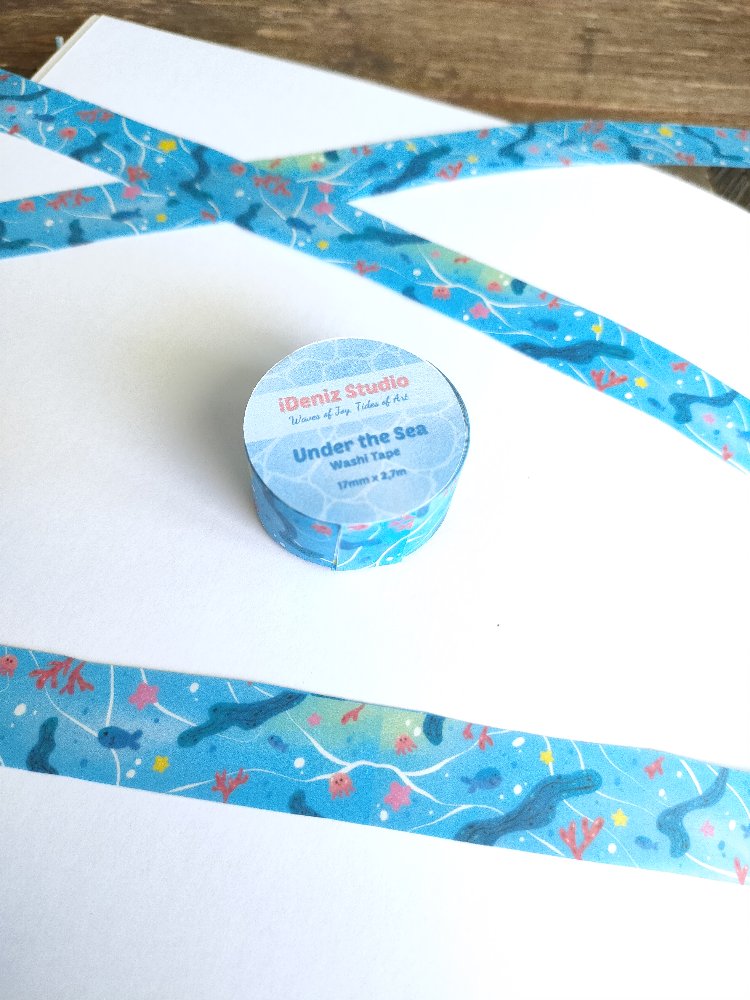 Under the Sea Washi Tape (Ön Sipariş)