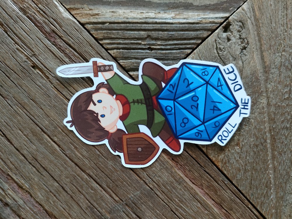 Roll The Dice (kadın) tekli sticker 