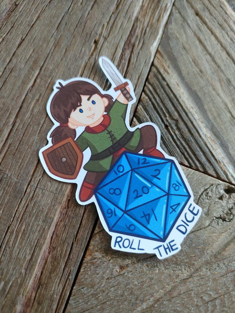 Roll The Dice (kadın) tekli sticker 