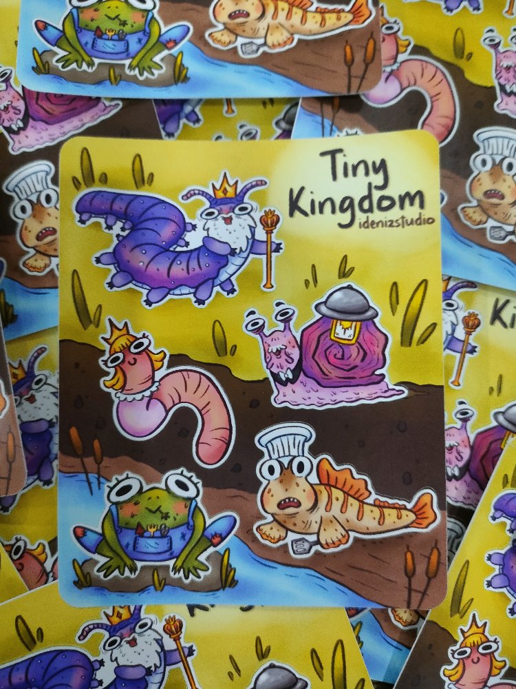 Tiny Kingdom Sticker Sayfası