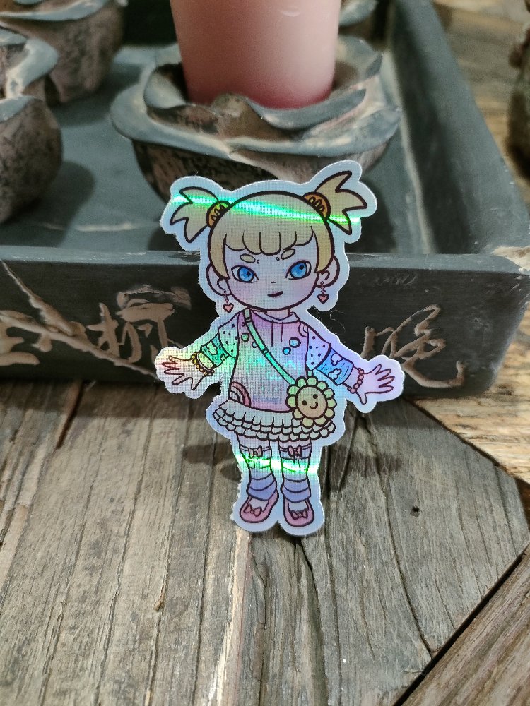 Yume Kawaii - J-Fashion Metalik Holo sticker