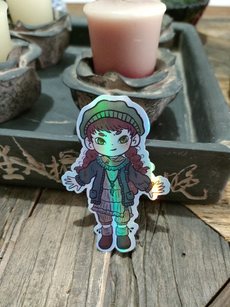Mori Kei - J-Fashion Metalik Holo sticker
