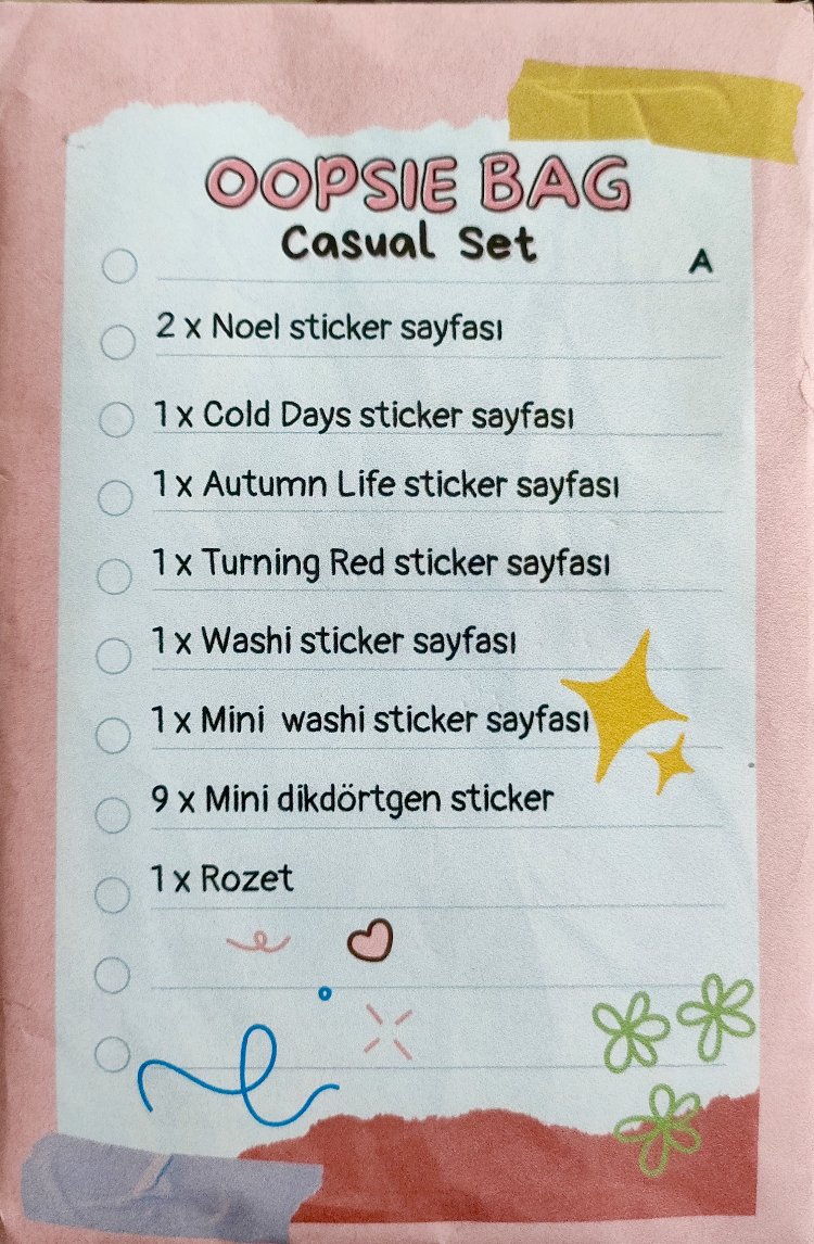 Oopsie Bag Casual Set A