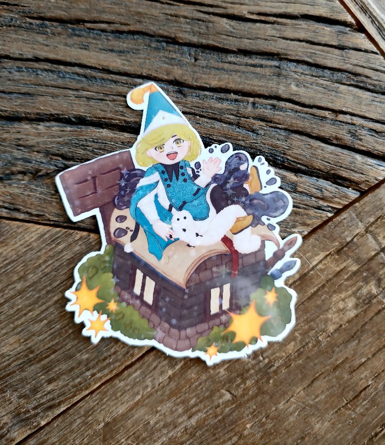 Coco ve Brushbuddy Hologram Sticker