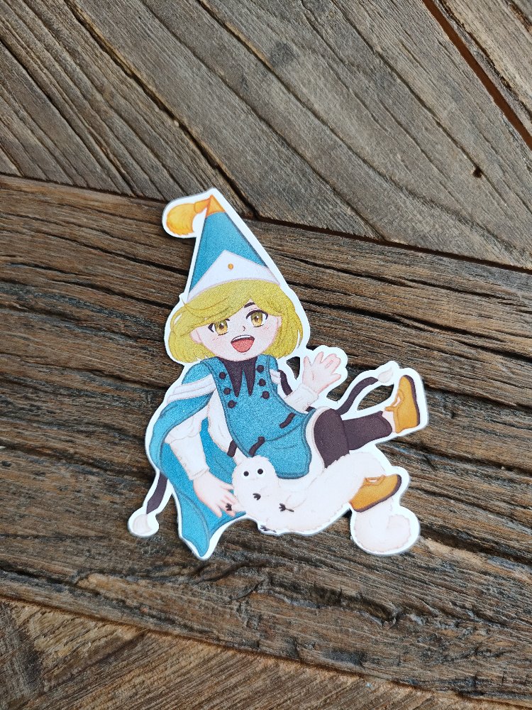 Coco ve Brushbuddy Sticker