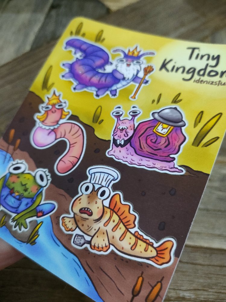Tiny Kingdom Sticker Sayfası