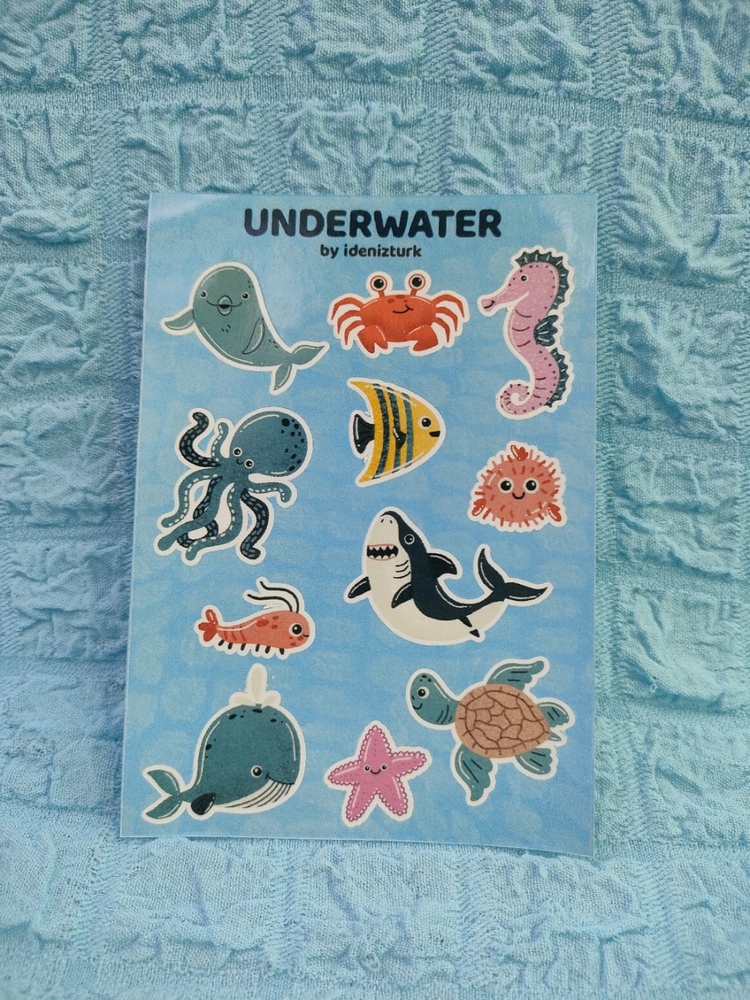 Underwater Sticker Sayfası