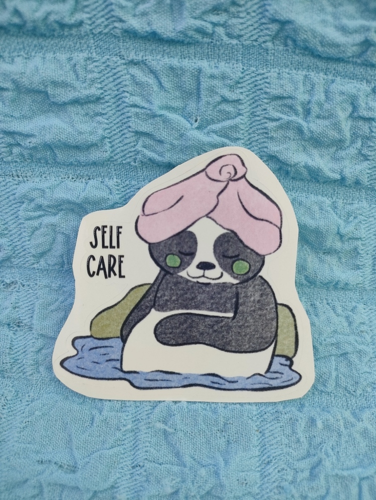 "Self Care" Tekli Sticker