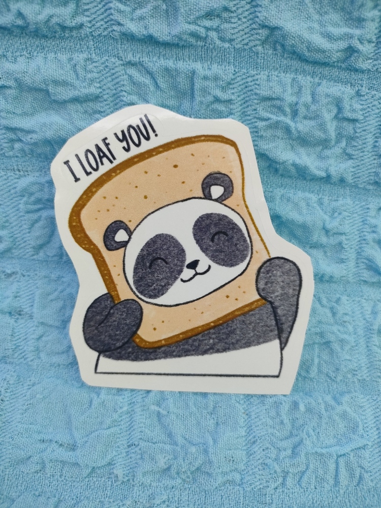 "I Loaf You" Tekli Sticker