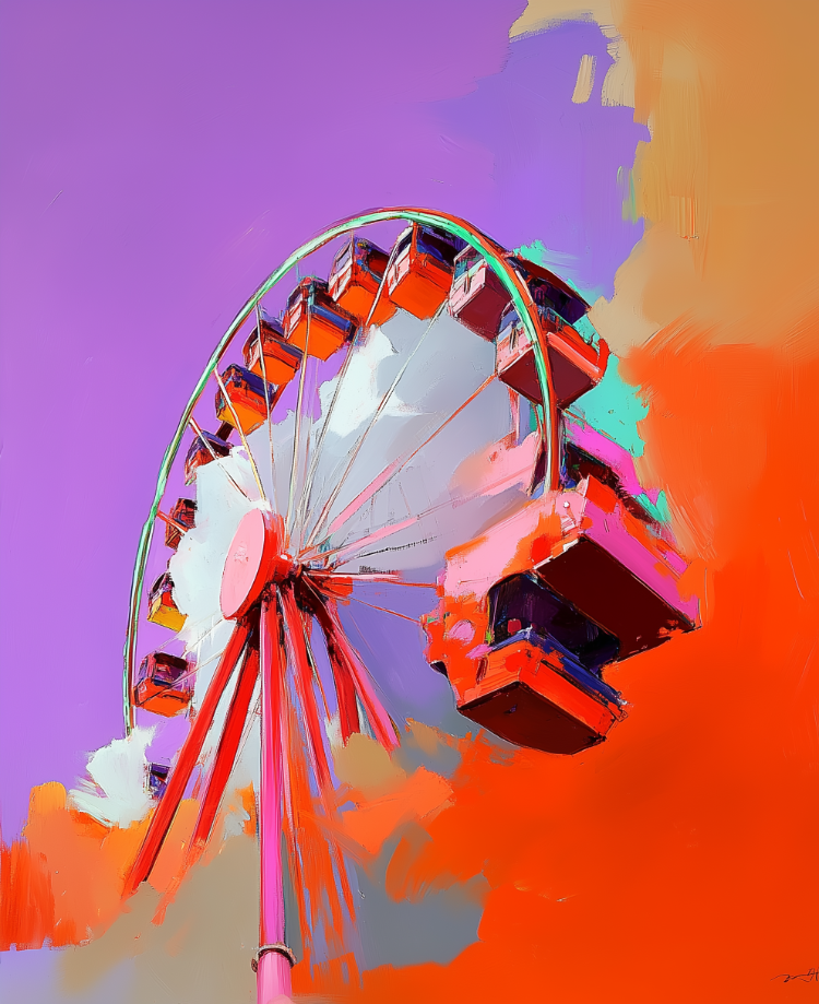 "Ferris Wheel" 30x35 cm