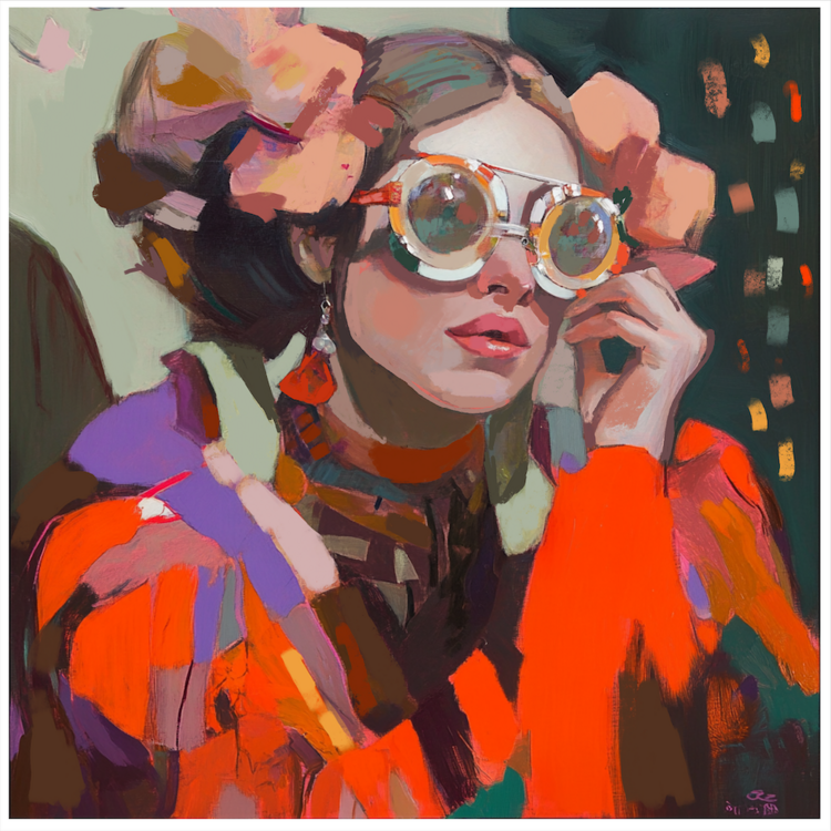 "Göz Teması" 30x30 cm