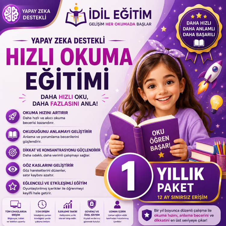 Online Hızlı Okuma Paketi (1 Yıllık Paket)