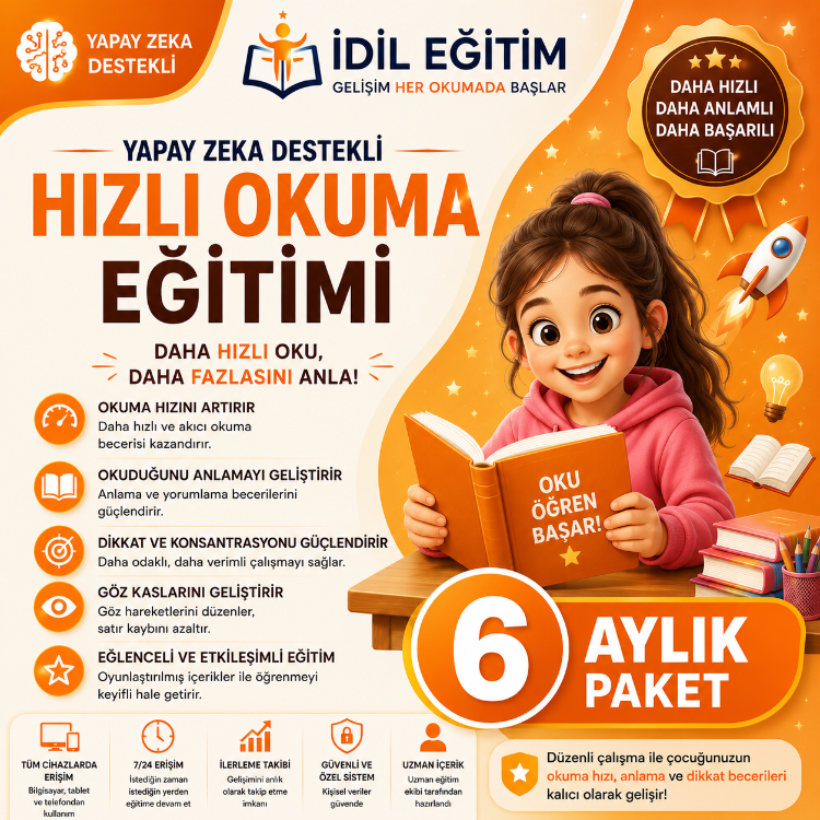 Online Hızlı Okuma Paketi (6 Aylık Paket)