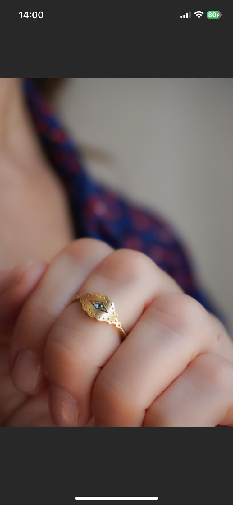 Göz Yüzük – Safir